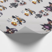 Cute Halloween Cadeaupapier (Hoek)