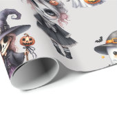 Cute Halloween Cadeaupapier (Rol Hoek)