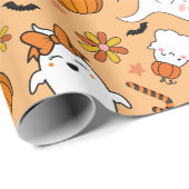 Cute Halloween Cadeaupapier (Rol Hoek)