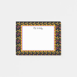 Cute Halloween Candy Corn Custom Stickies Post-it® Notes