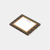 Cute Halloween Candy Corn Custom Stickies Post-it® Notes (Schuin)