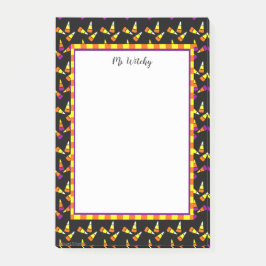 Cute Halloween Candy Corn Custom Stickies Post-it® Notes