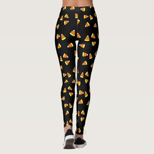 Cute Halloween Candy Corn Leggings (Dos)