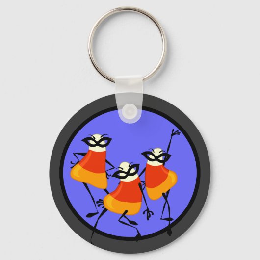 CUTE HALLOWEEN CANDY CORN SLEUTELHANGER (Voorkant)