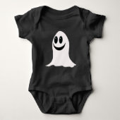 Cute Halloween Cartoon Ghost Romper (Voorkant)