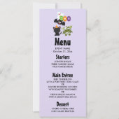 Cute Halloween Cat, Bat, Mummy & Ghost Kaart (Voorkant)