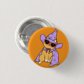 Cute Halloween Cat Ronde Button 3,2 Cm (Voorkant /achterkant)