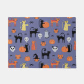 Cute Halloween Cat Spooky Deurmat (Voorkant)