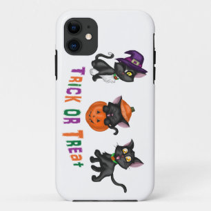 Cute Halloween Cats iPhone 11 Hoesje