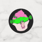 Cute Halloween Characters Party Table Confetti (Kleine voorkant)