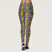 Cute Halloween Characters Small Zombies Leggings (Achterkant)