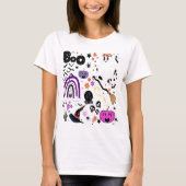 Cute Halloween Characters T-Shirt (Devant)
