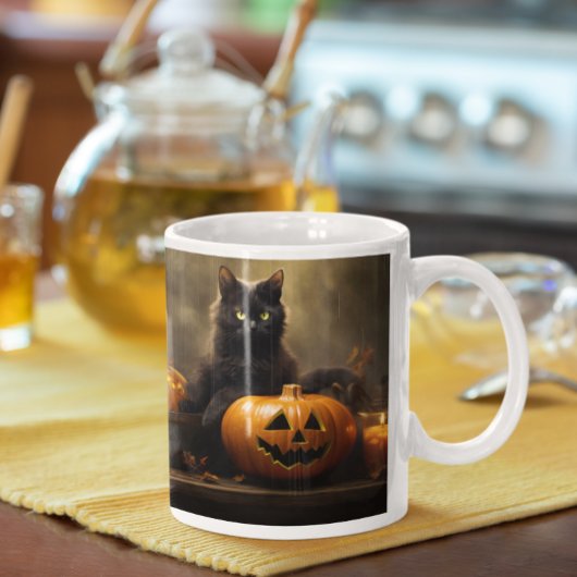 Cute Halloween Chats noirs 12 Mug