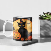 Cute Halloween Chats noirs 23 Mug