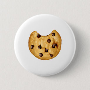 Cute Halloween Chocolate Chip Cookies Costumes Gif Ronde Button 5,7 Cm