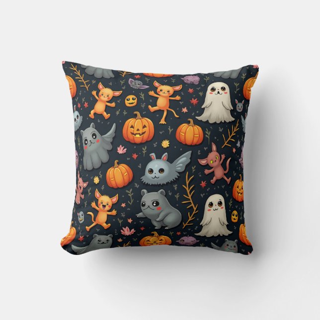 Cute Halloween Coussin Cushion (Recto)