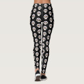 Cute Halloween Crâne de sucre Leggings (Dos)