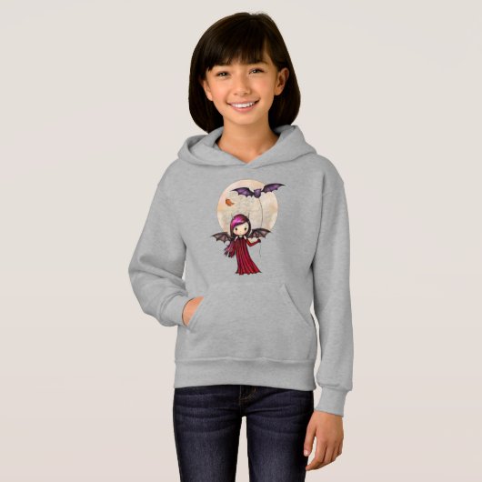 Cute Halloween Créature Vampire avec chat (Devant entier)