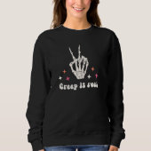 Cute Halloween Creep It Real Sweatshirt (Devant)