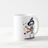 Cute halloween dancing skeleton mug (Devant droit)