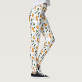 Cute Halloween Doodle Pumpkin Spider Ghost Leggings (Rechts)