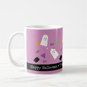 Cute Halloween Geest Kleurrijke Confetti Mix Koffiemok
