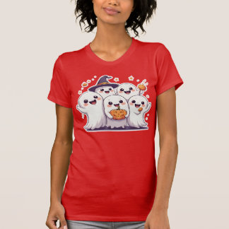 Cute Halloween Geest Squad T-Shirt – Leuke Pompoen