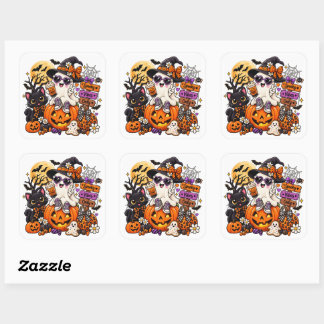 Cute Halloween Geest Sticker | Griezelige Sfeer