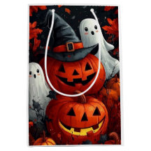 Cute Halloween-geesten en pompoenen cadeau