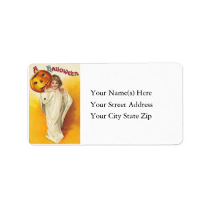 Cute Halloween Ghost Address Label