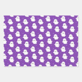 Cute Halloween Ghost and Skulls Patterns Inpakpapier Vel (Voorkant 2)