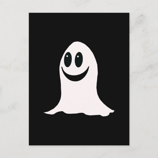 Cute Halloween Ghost Briefkaart (Voorkant)