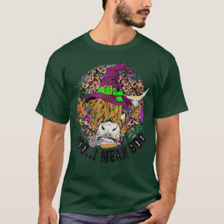 Cute Halloween Ghost Costume Koe Moo I Mean Boo SC T-shirt