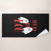 Cute Halloween Ghost Halloween Boo (Serviette de bain)