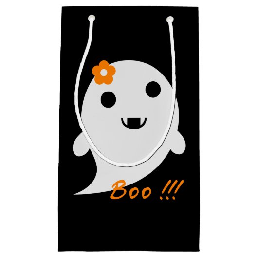 Cute Halloween Ghost Klein Cadeauzakje (Voorkant)