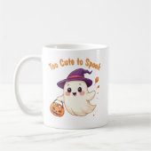 Cute Halloween Ghost Mug gift Koffiemok (Links)