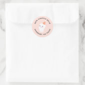 Cute Halloween Ghost Return Address Label (Tas)