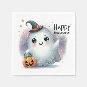 Cute Halloween Ghost Servet