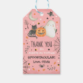 Cute Halloween Ghost Spooktacular Birthday Decor Cadeaulabel (Voorkant)