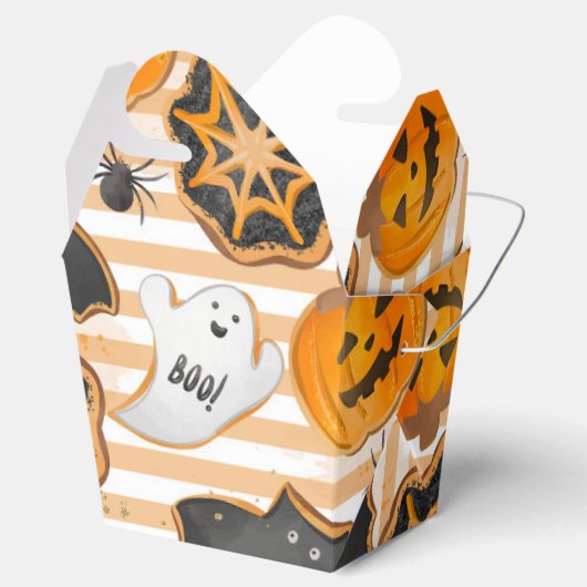 CUTE HALLOWEEN GHOSTS BATS SPIDER WEBS PUMPKINS BEDANKDOOSJES (Geopend)