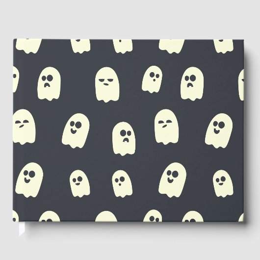 Cute Halloween Ghosts Gastenboek (Voorkant)