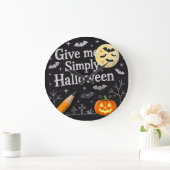 Cute Halloween Gift Wrap Grote Klok (Huis)