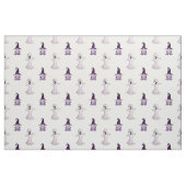 Cute Halloween Gnome Ghost Patroon Stof (Fat Quarter)