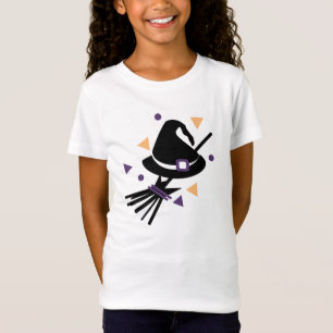 Cute Halloween Heksen Confetti Kostuum Feest T-shirt