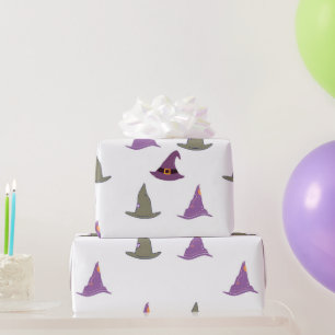Cute Halloween Heksenhoeden Kids Feest Cadeau Cadeaupapier
