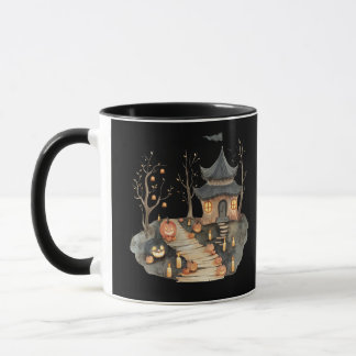 Cute Halloween House Mug