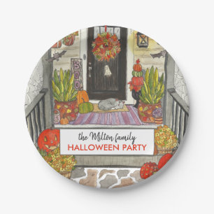 Cute Halloween House Party Paper Bord