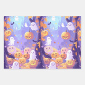 Cute Halloween Inpakpapier Vel (Voorkant 3)