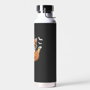Cute Halloween Kitten in een Pompoen Klassiek T-Sh Waterfles