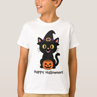Cute Halloween Kitty Grafische T-Shirt